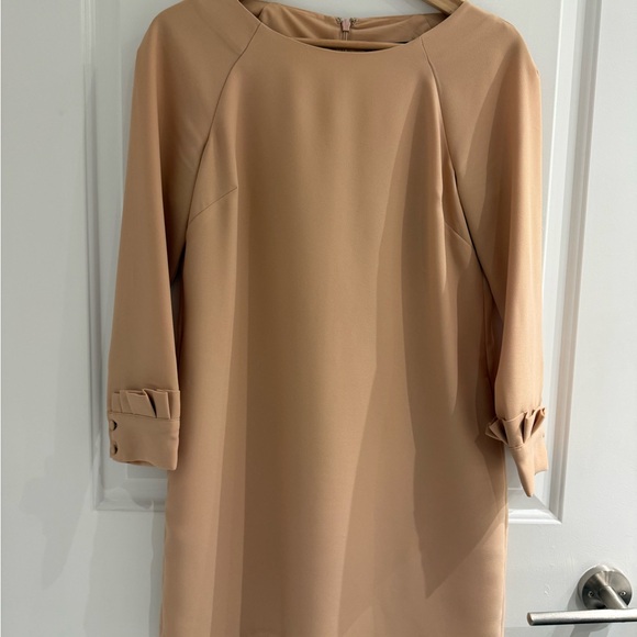 Banana Republic Classic Beige Long Sleeve Dress - Picture 1 of 4